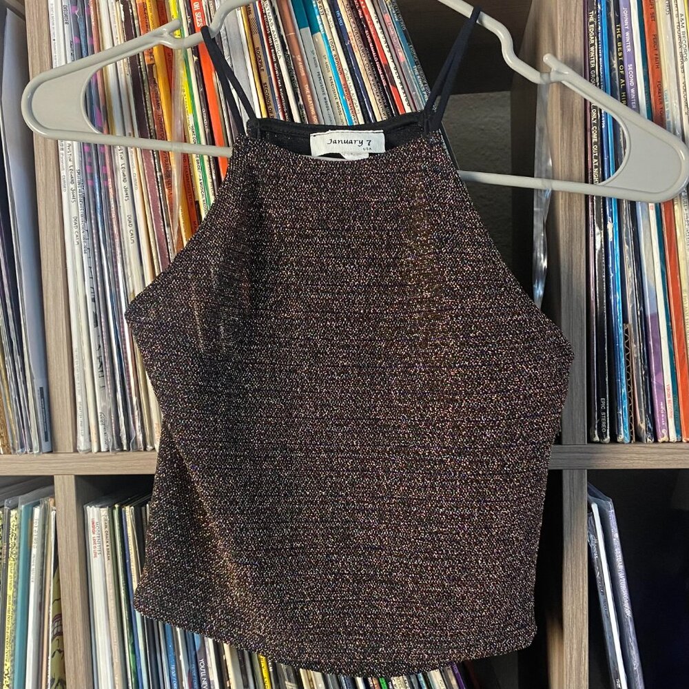 Vintage January 7 Multicolor Tank Top Women's Small USA Made